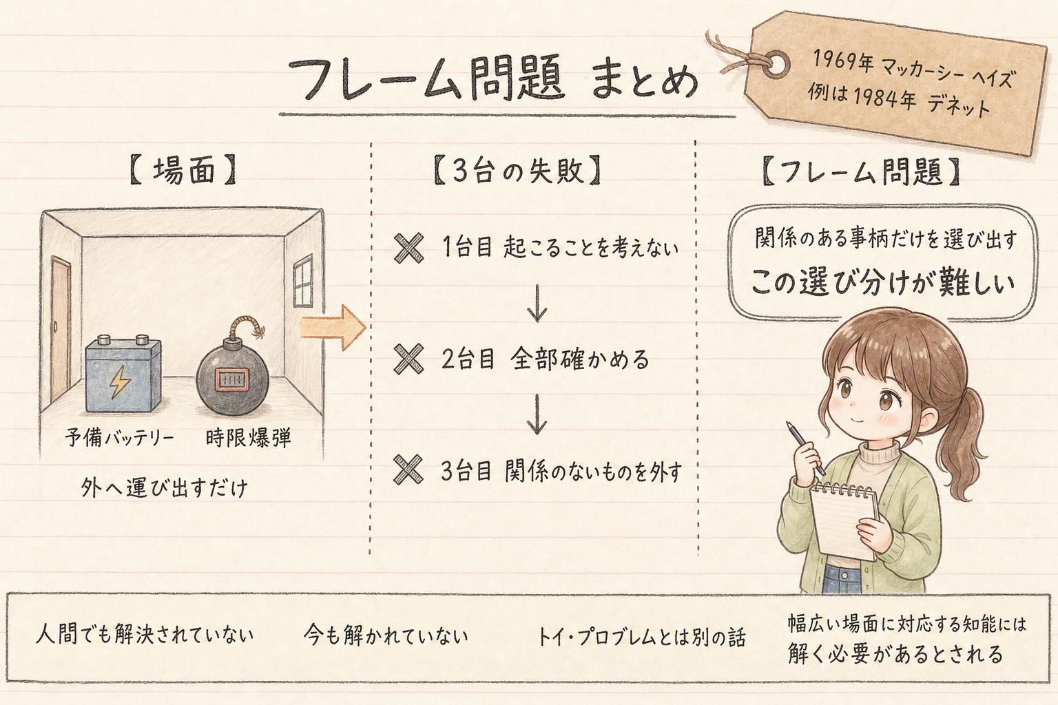 フレーム問題の学習ノート