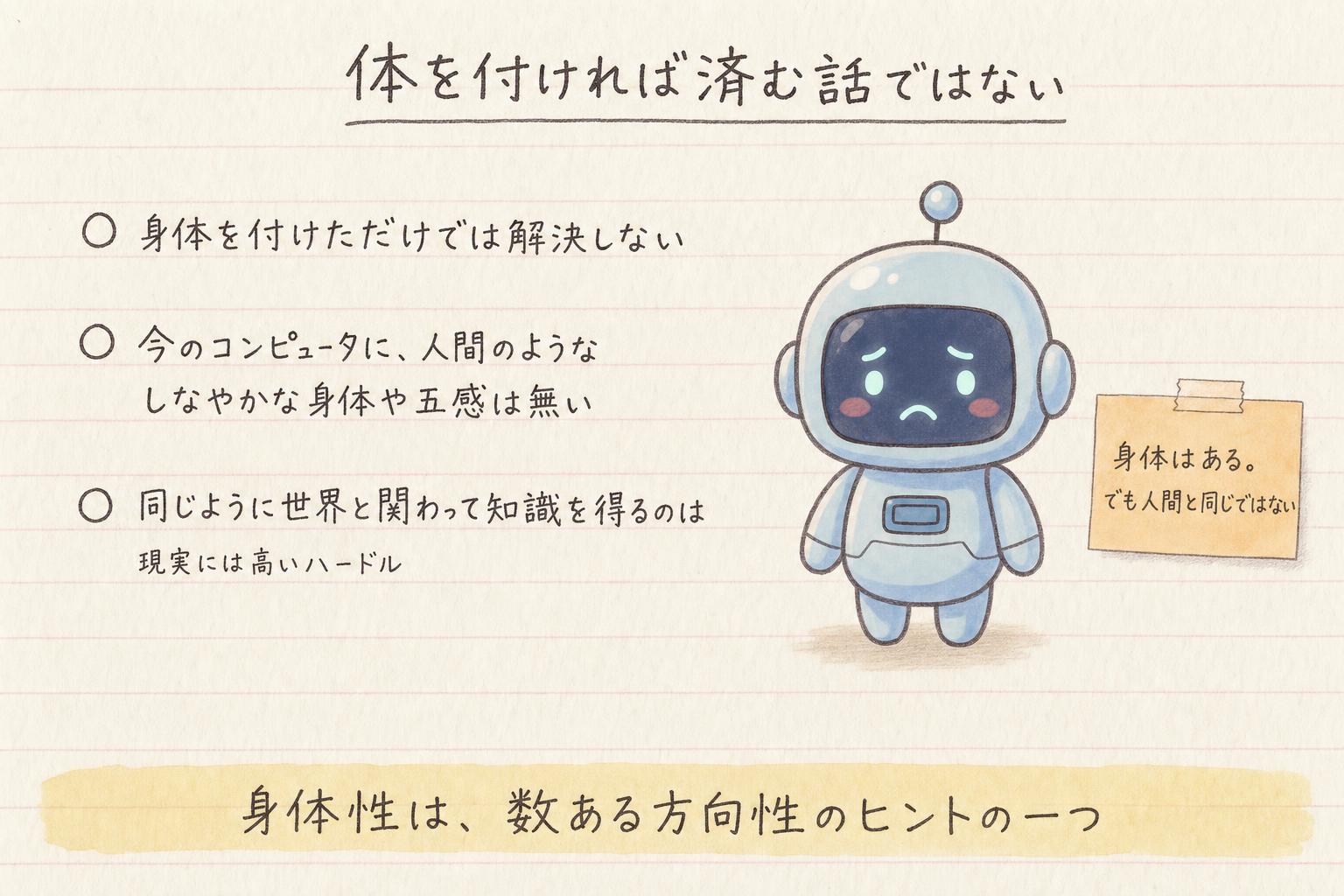 体を付ければ済む話ではない