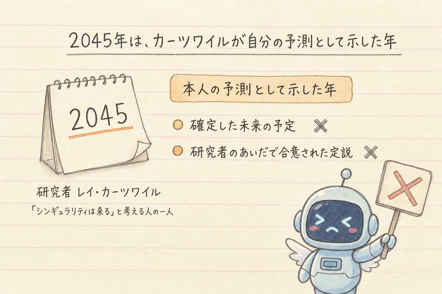 2045年はカーツワイル一人の予測