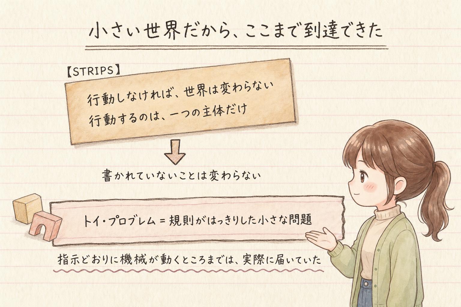 小さい世界だから、ここまで到達できた